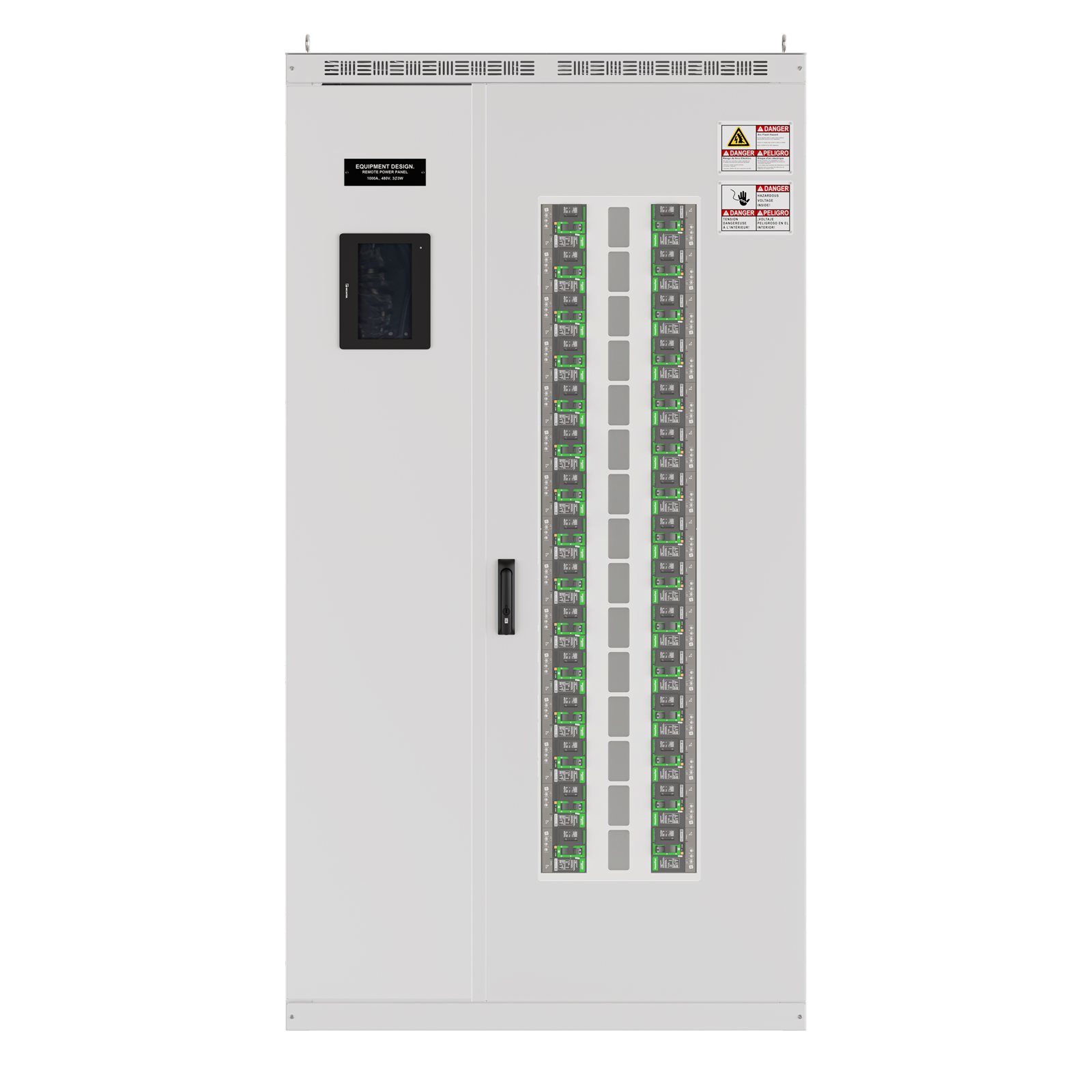 RPP remote power panel, doors closed